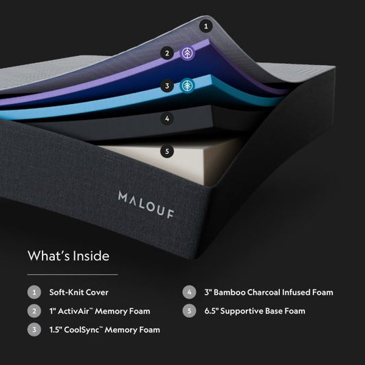NEVE (12") ACTIVAIR GEL INFUSED MATTRESS